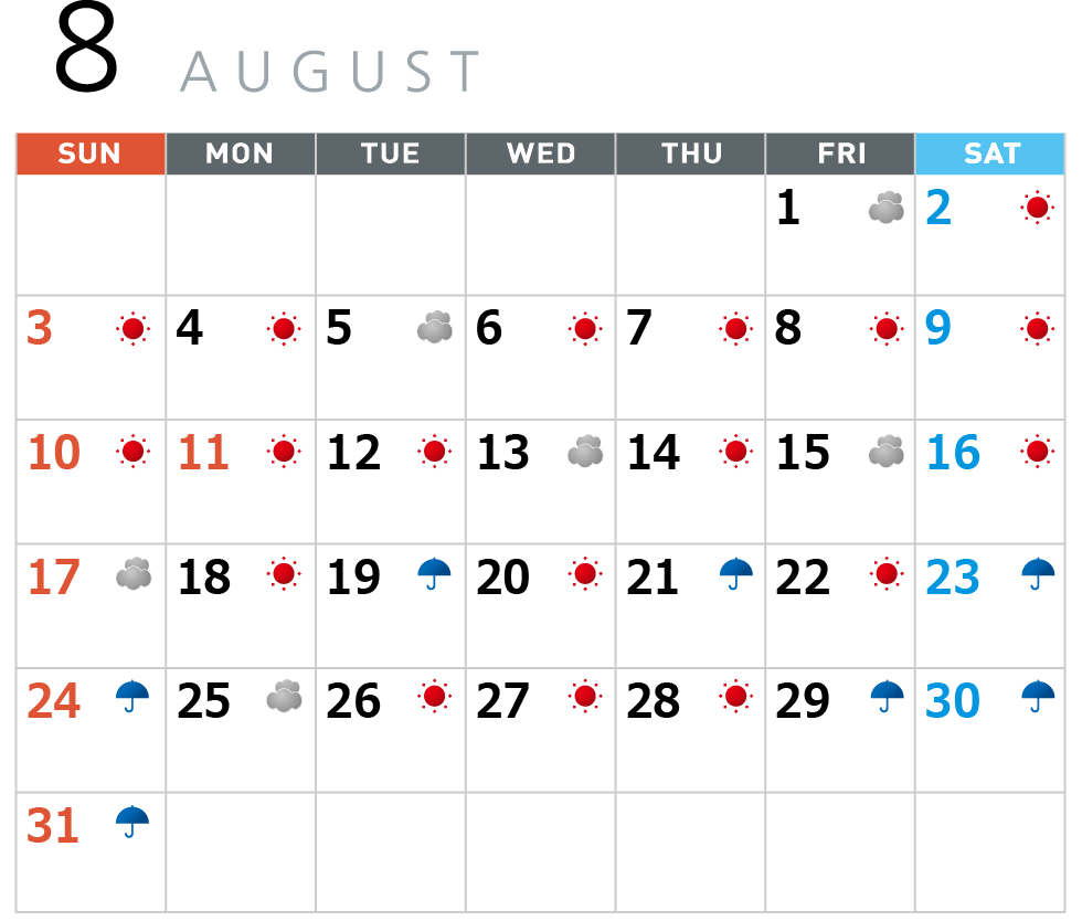 8月